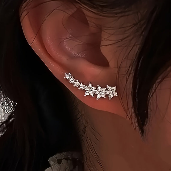 Boucles d'oreilles florales classiques