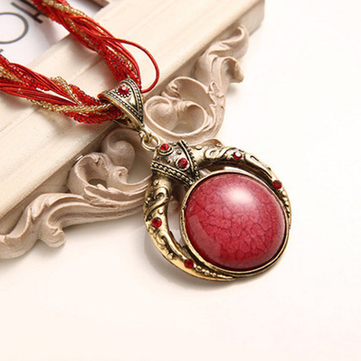Collier Boho avec Pendentif