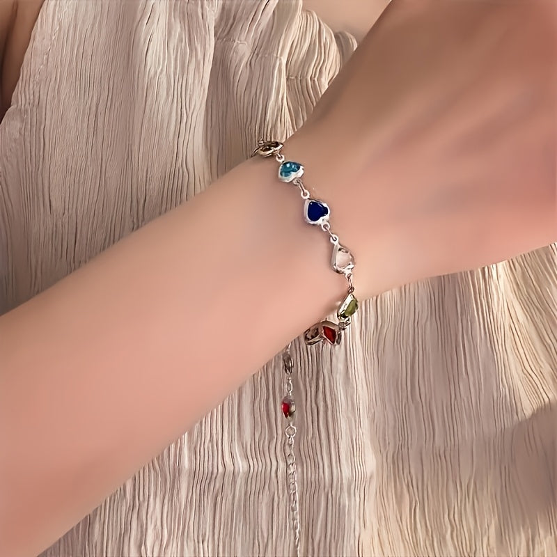 Bracelet original en forme de cœur