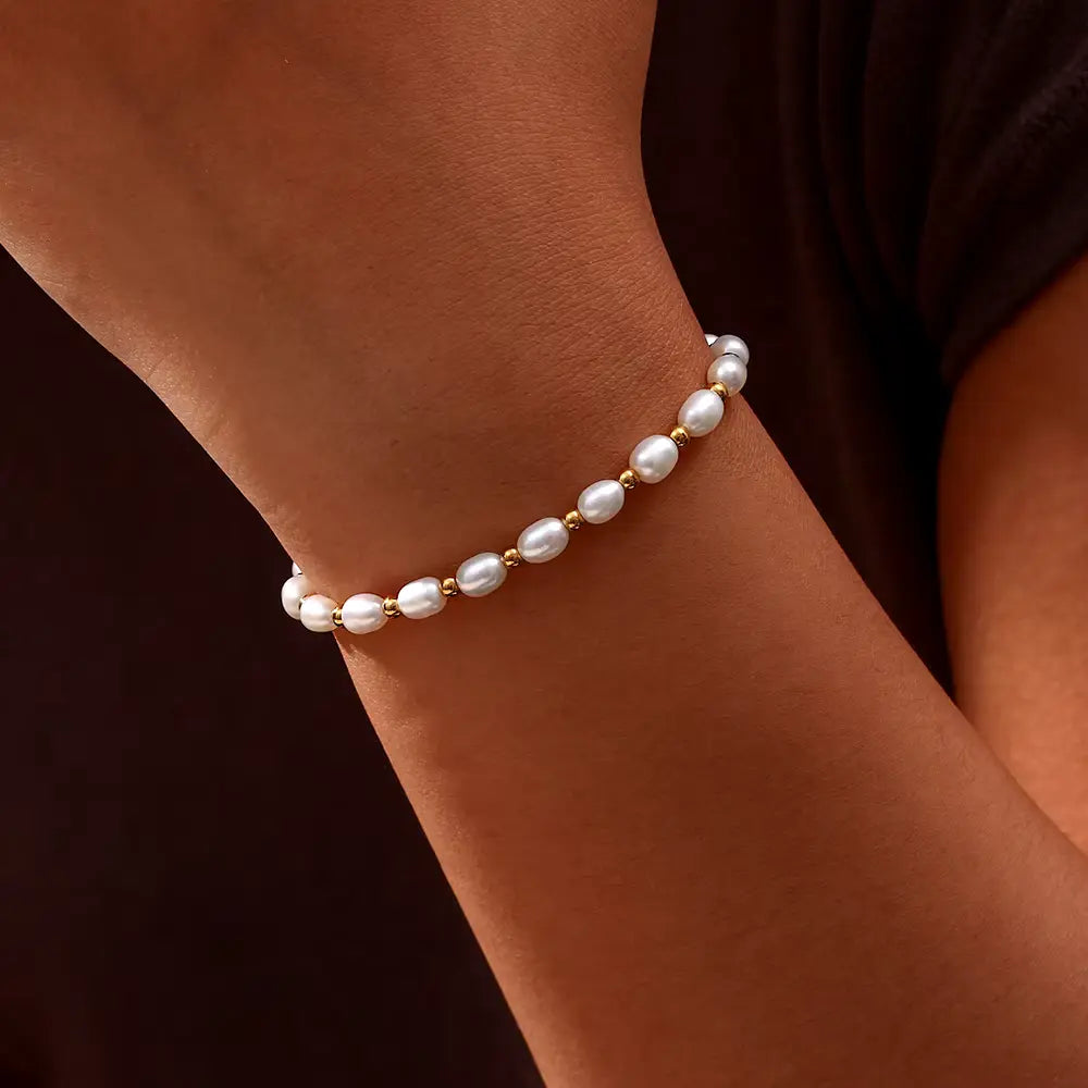 Bracelet Romantique Élégant en Perles