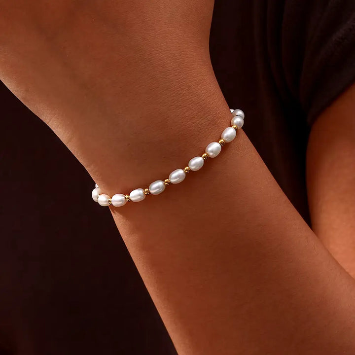 Bracelet Romantique Élégant en Perles