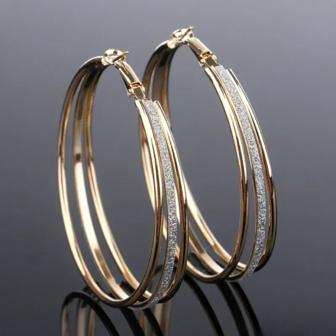 Boucles d'Oreilles Vintage en Or