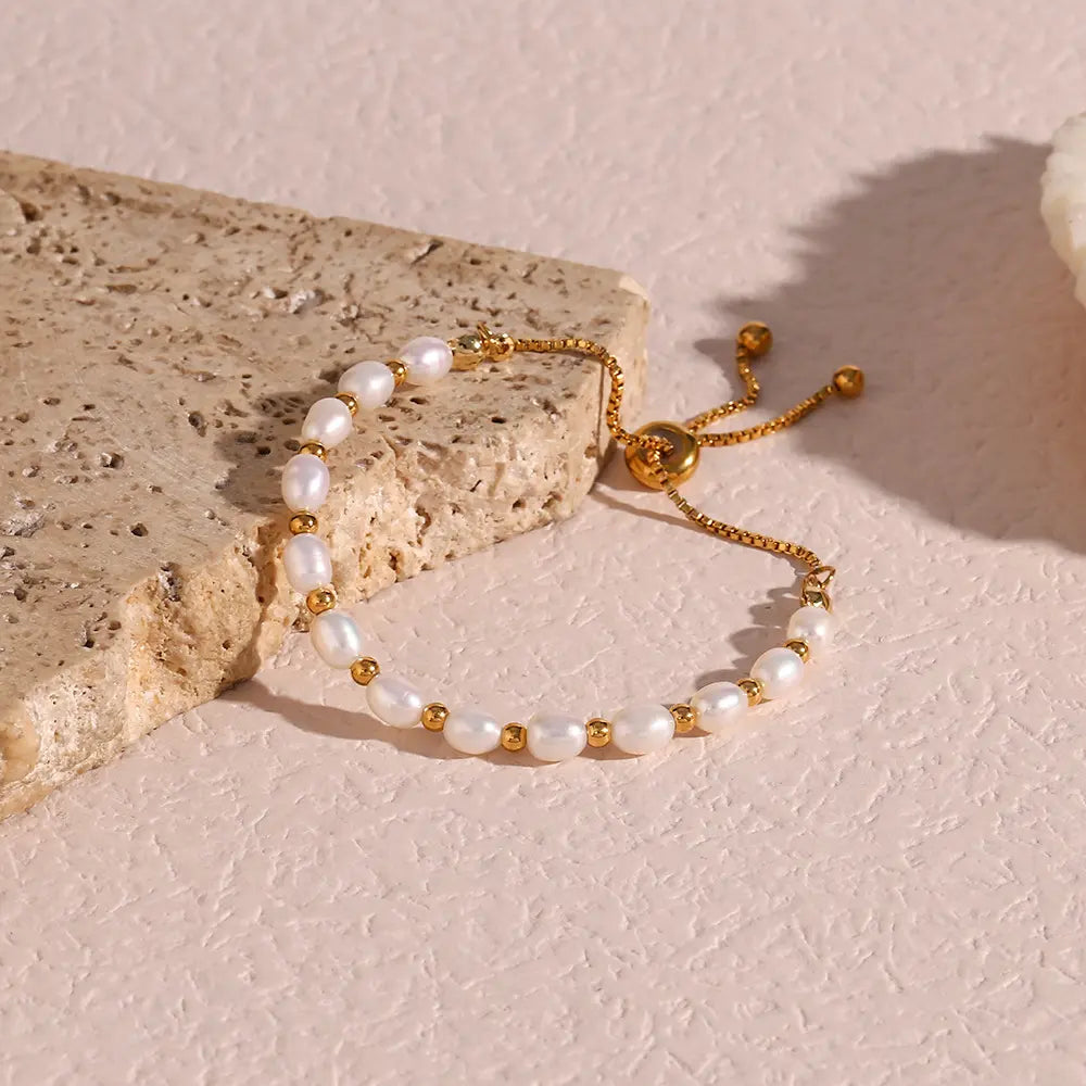 Bracelet Romantique Élégant en Perles