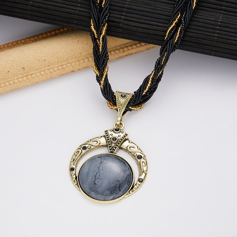 Collier Boho avec Pendentif