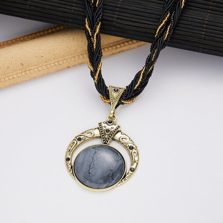 Collier Boho avec Pendentif