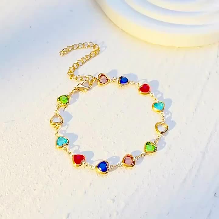 Bracelet Unique en Forme de Coeur
