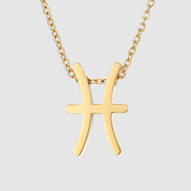 porte-clés Celestique en or avec votre signe astrologique