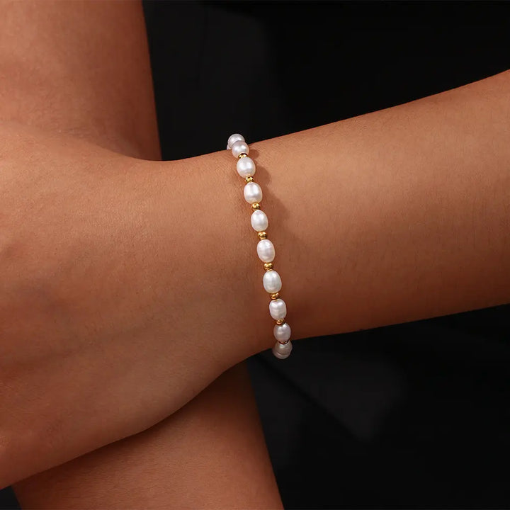 Bracelet Romantique Élégant en Perles