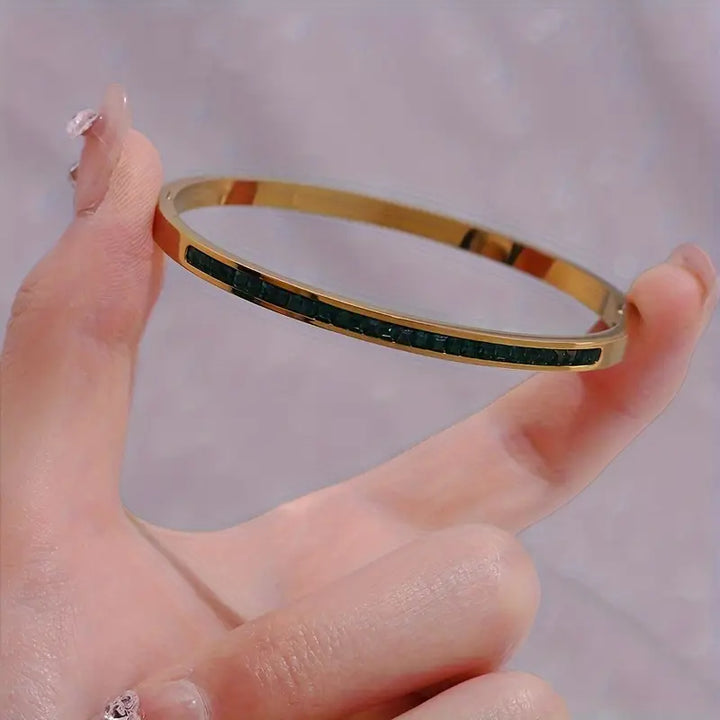 Golden Green Bracelet