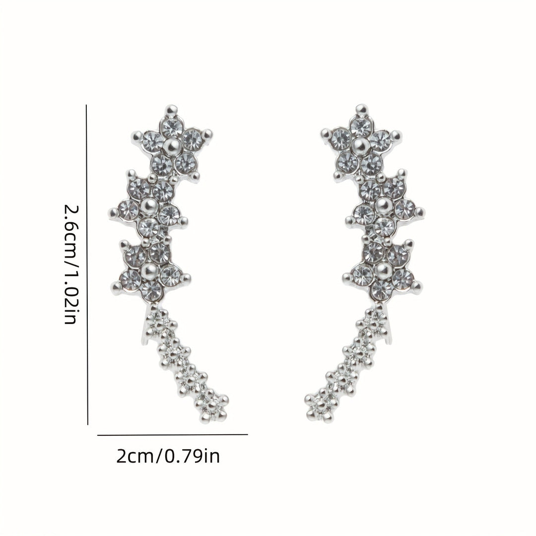Boucles d'oreilles florales classiques