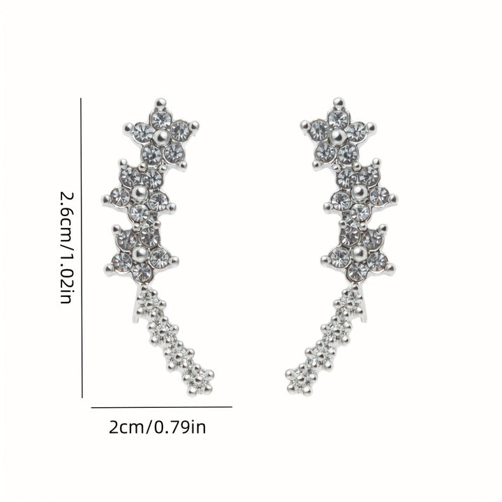 Boucles d'oreilles florales classiques