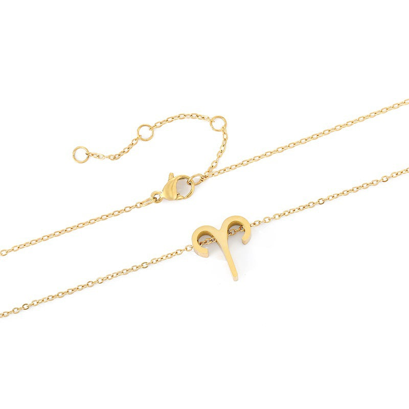 porte-clés Celestique en or avec votre signe astrologique