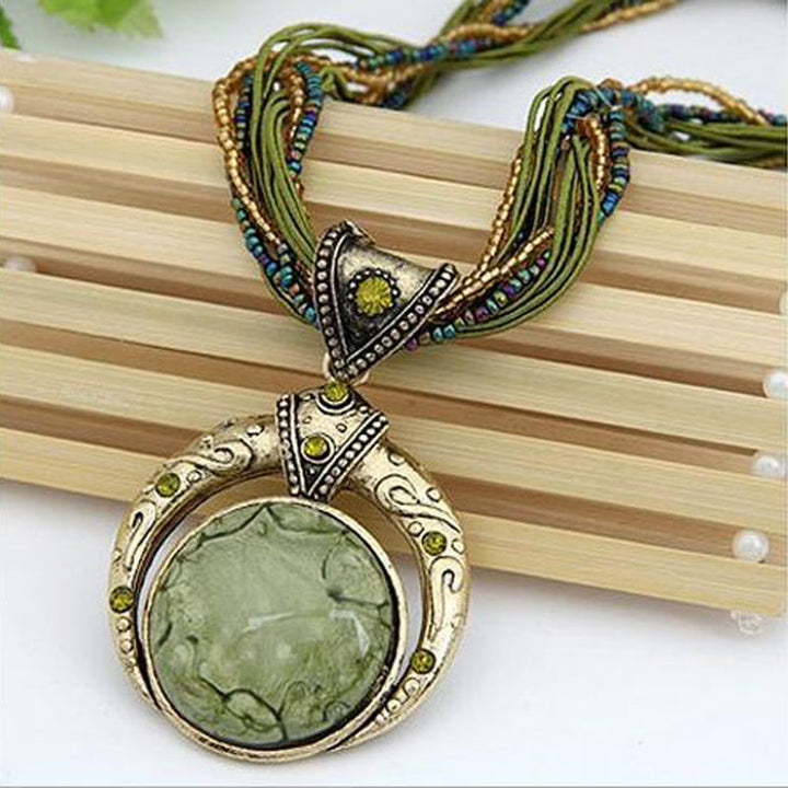 Collier Boho avec Pendentif
