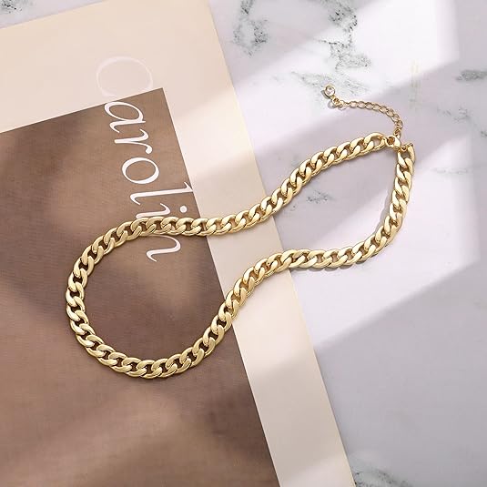 Collier Épais en Or 18 Carats