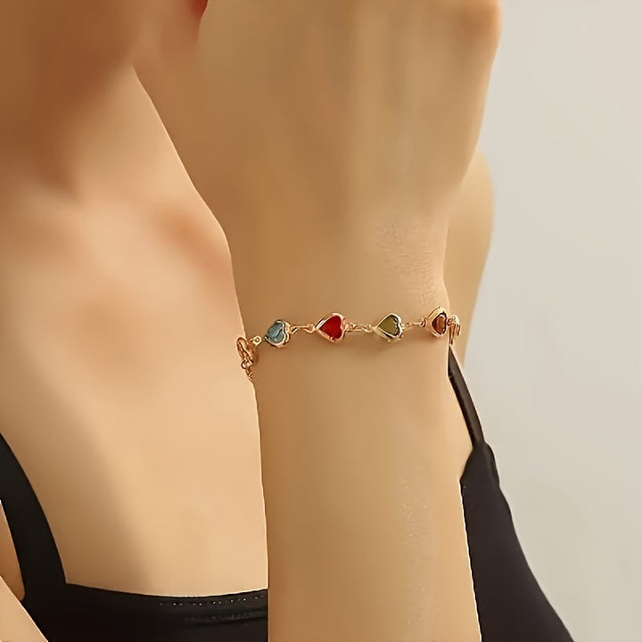 Bracelet original en forme de cœur