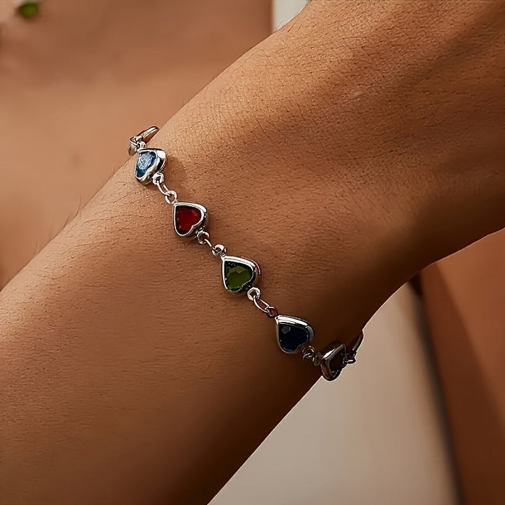 Bracelet original en forme de cœur