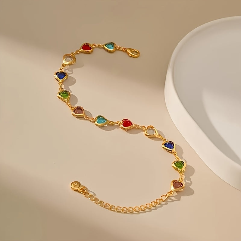 Bracelet original en forme de cœur