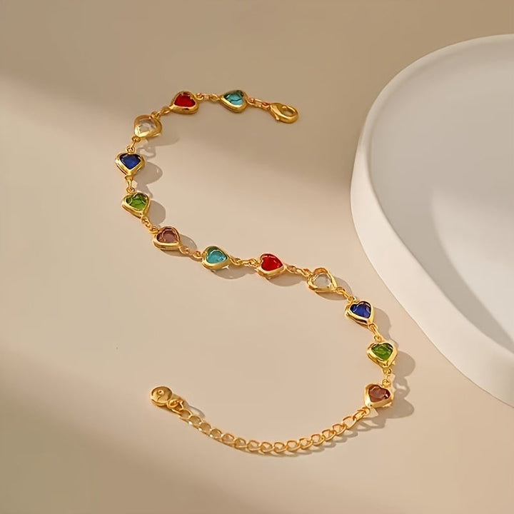 Bracelet original en forme de cœur
