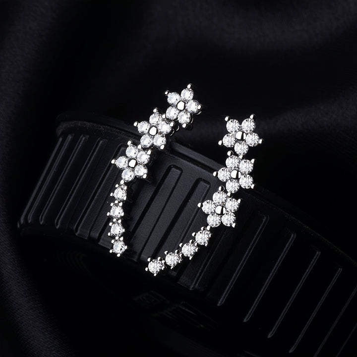 Boucles d'oreilles florales classiques