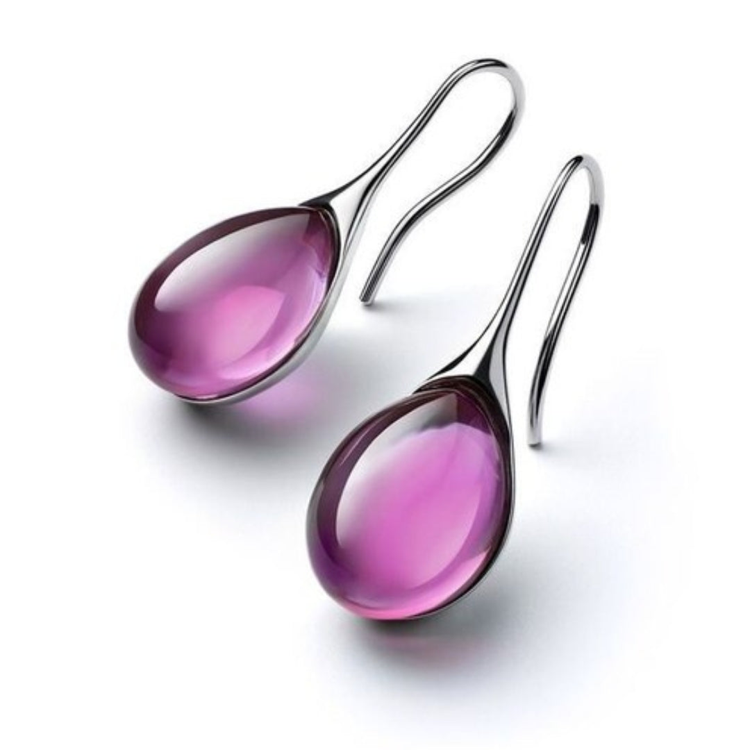 Élégantes Boucles d'Oreilles en Cristaux