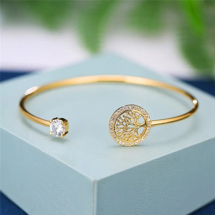 Bracelet Ajustable Arbre de Vie Éternel