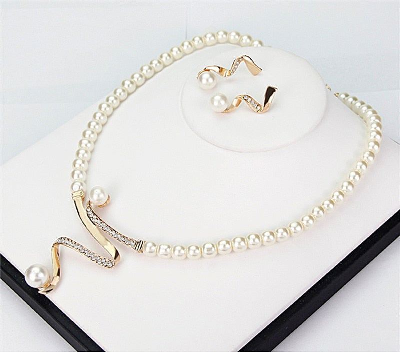 Juliette - Ensemble collier et boucles d'oreilles