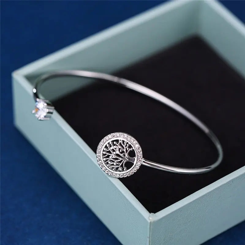 Bracelet Ajustable Arbre de Vie Éternel