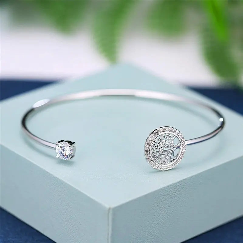 Bracelet Ajustable Arbre de Vie Éternel