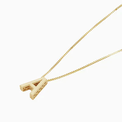 Collier Personnalisé avec Initiales - Lettre d'Amour
