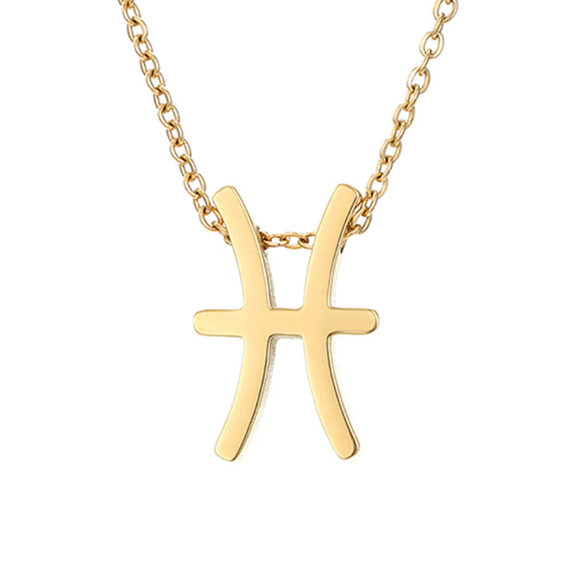 porte-clés Celestique en or avec votre signe astrologique
