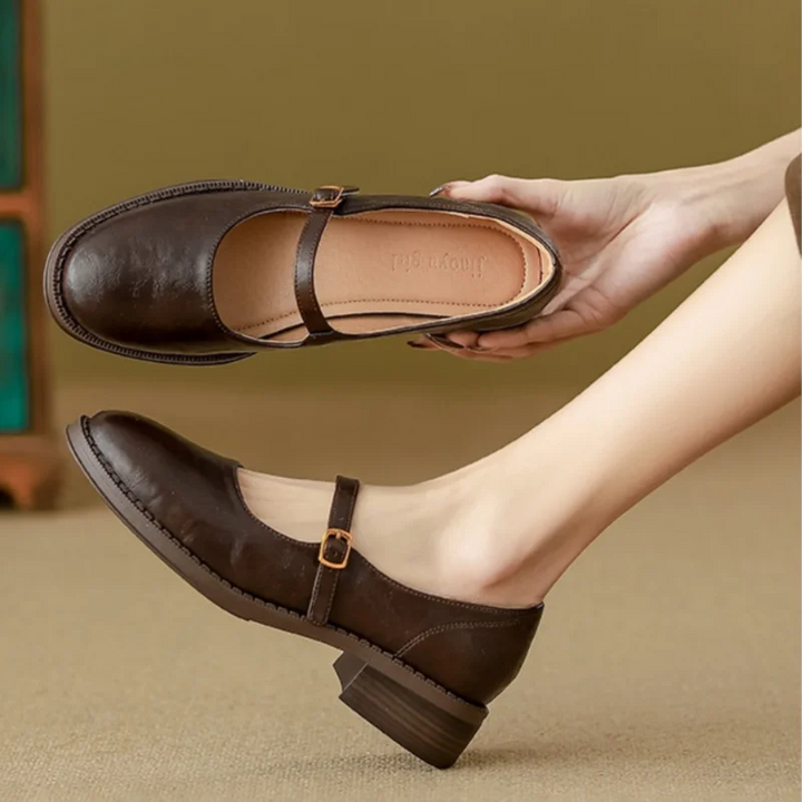 Mary Jane Classiques en Cuir