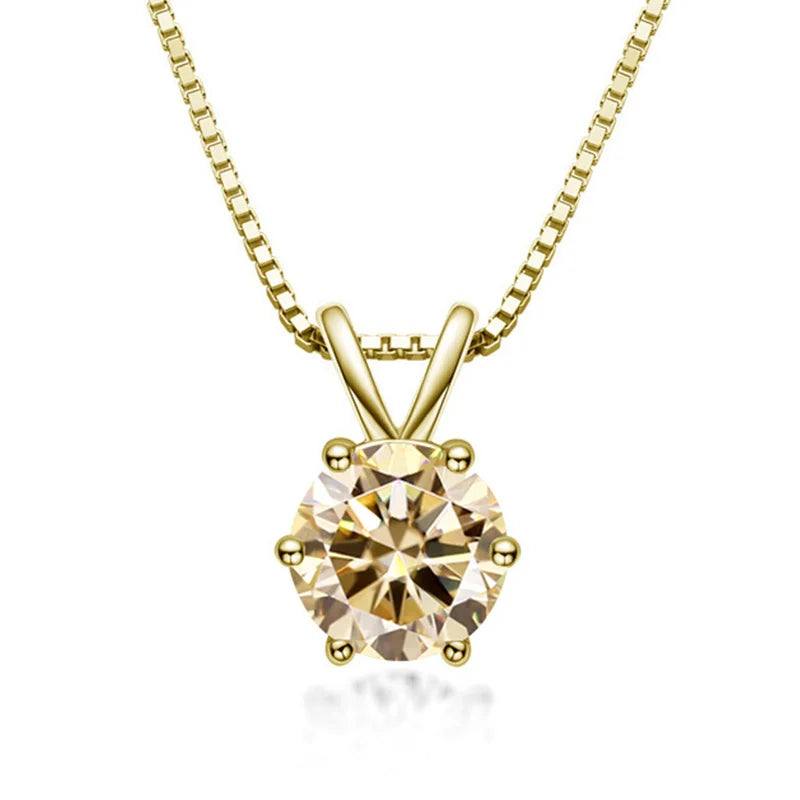 Élégante Bague Solitaire en Moissanite