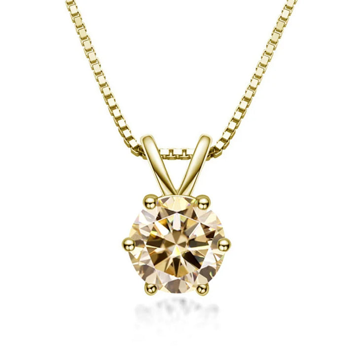 Élégante Bague Solitaire en Moissanite