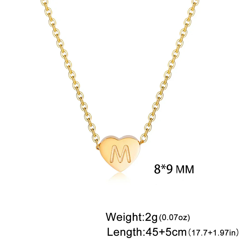 Choker Initiale Cœur Intemporel