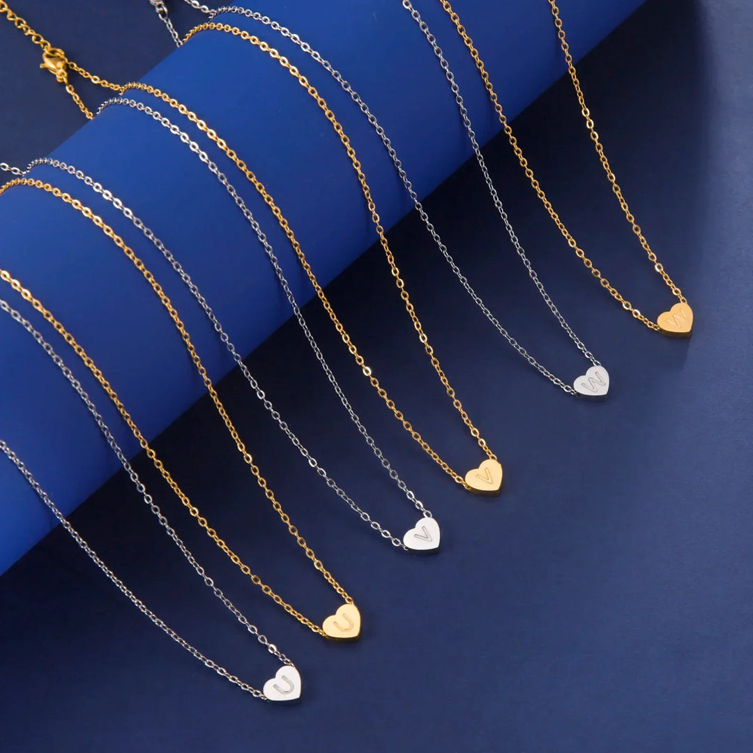 Choker Initiale Cœur Intemporel