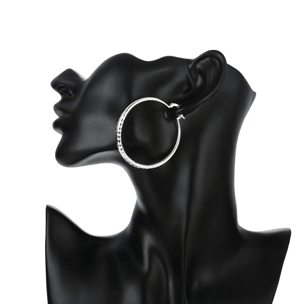 Pendants d'oreilles en argent sterling