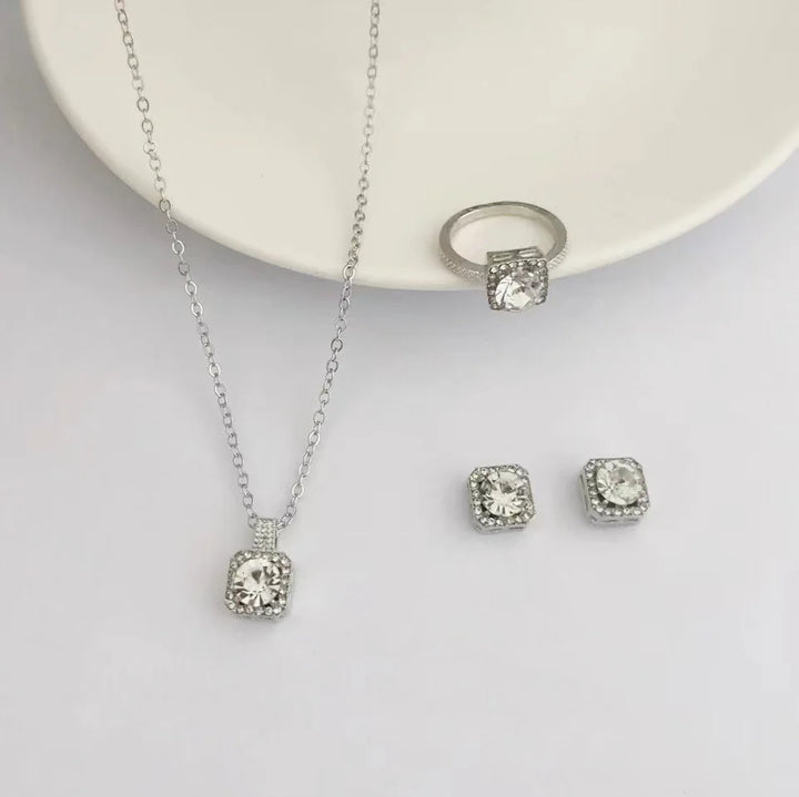 Ensemble de Bijoux Élégants en Design de Dé