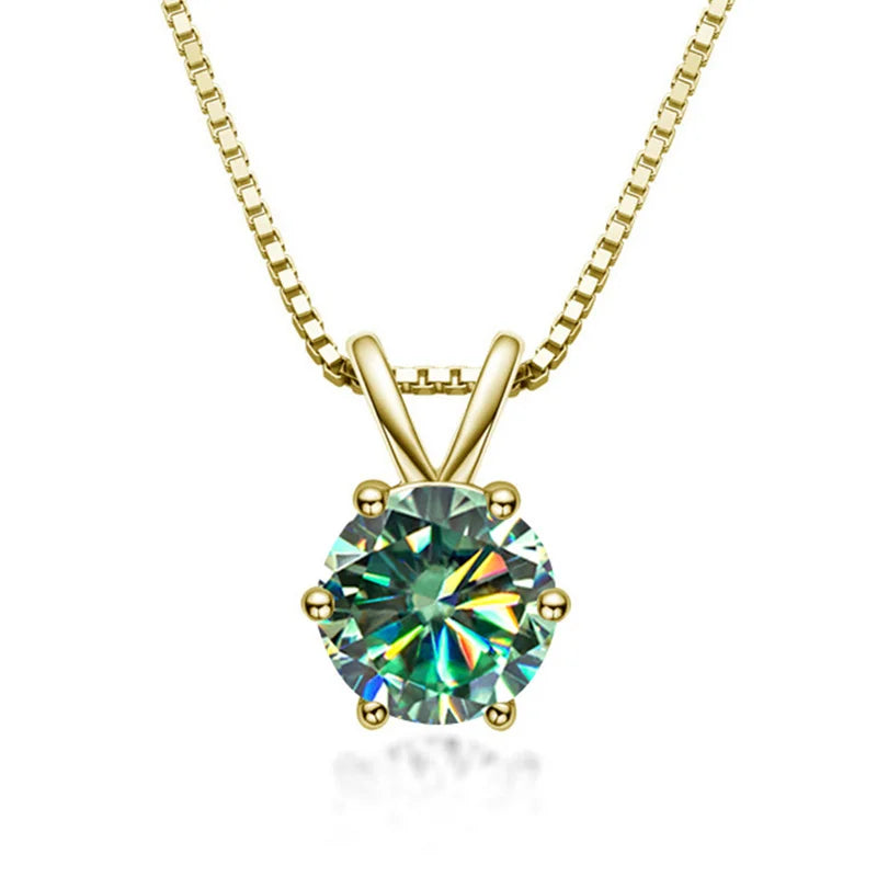 Élégante Bague Solitaire en Moissanite