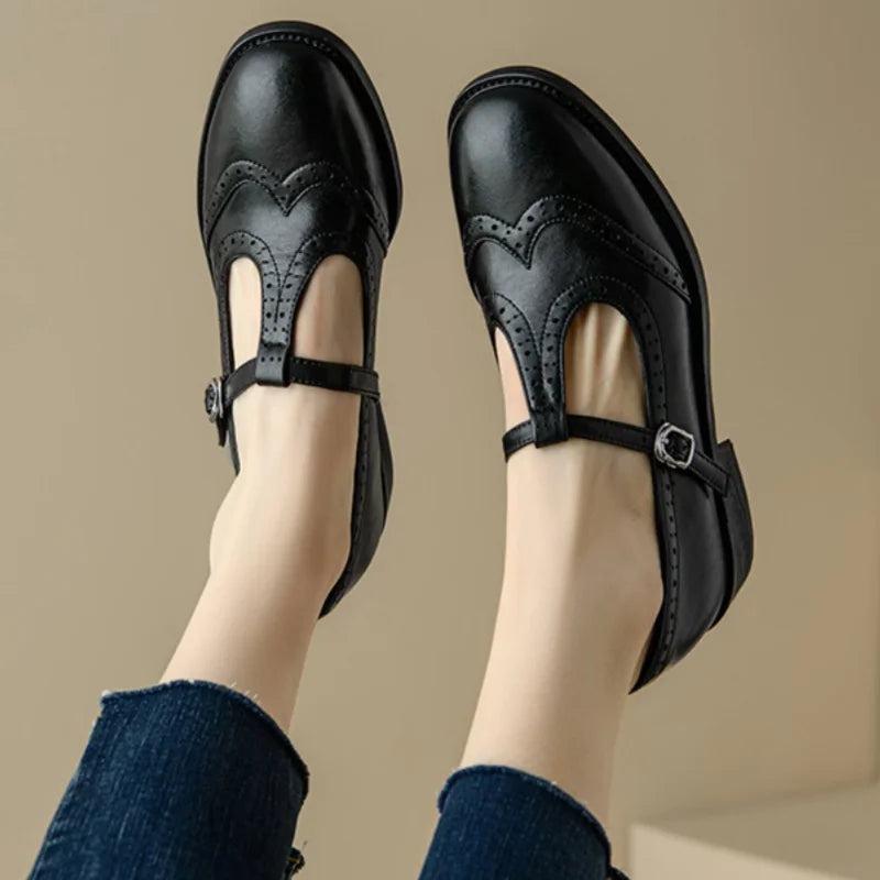 Élégantes Mary Jane avec T-Strap