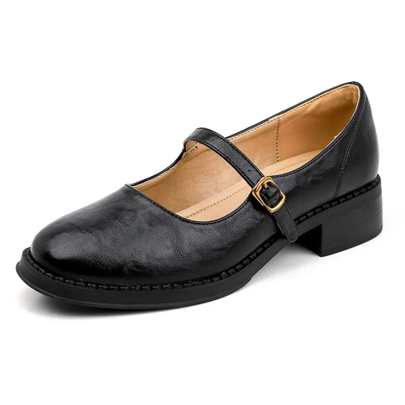 Mary Jane Classiques en Cuir
