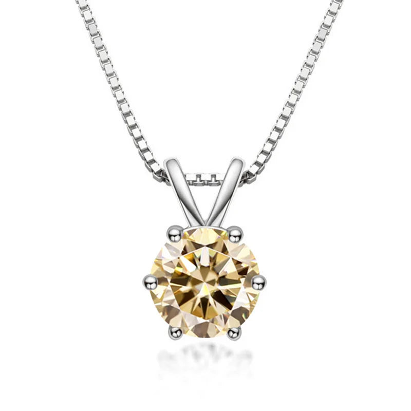 Élégante Bague Solitaire en Moissanite