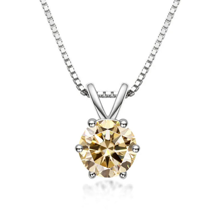 Élégante Bague Solitaire en Moissanite