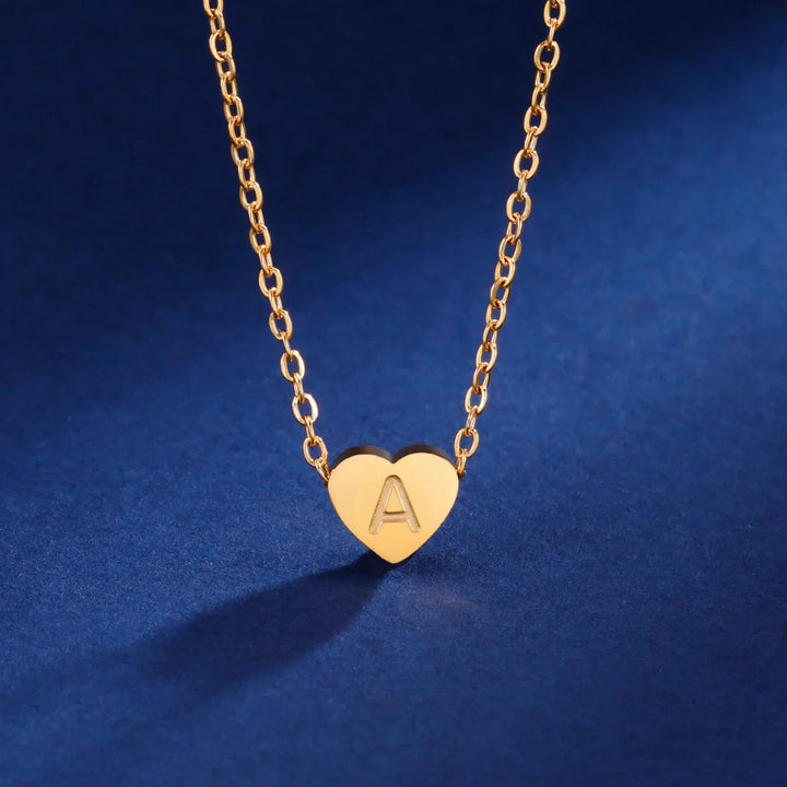 Choker Initiale Cœur Intemporel