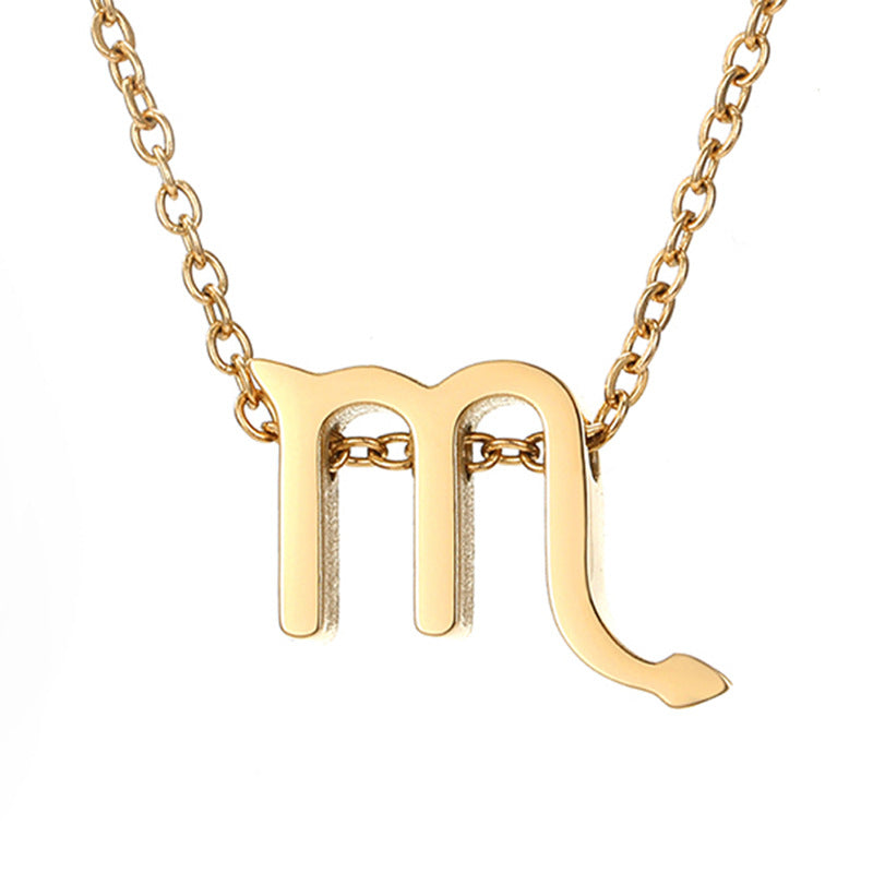 porte-clés Celestique en or avec votre signe astrologique