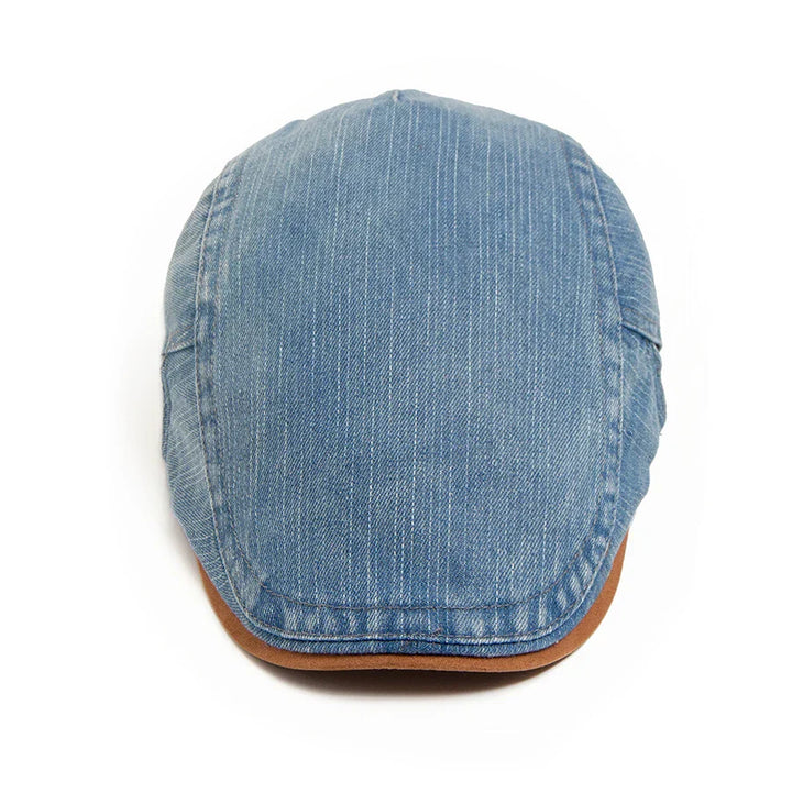 Bloom™ | Casquette Plate en Denim Premium – Style Intemporel & Confort Quotidien