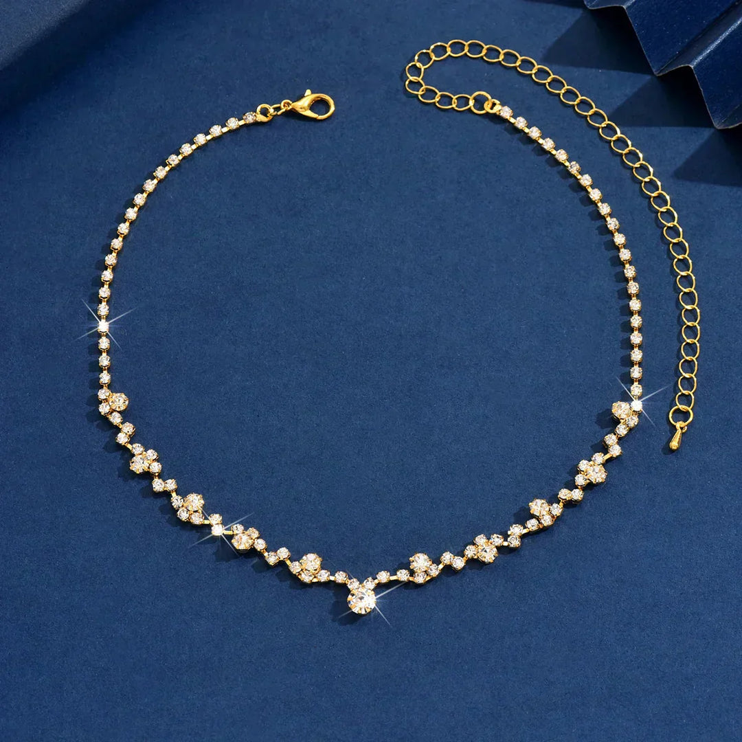 Élégant collier de mariage orné de diamants