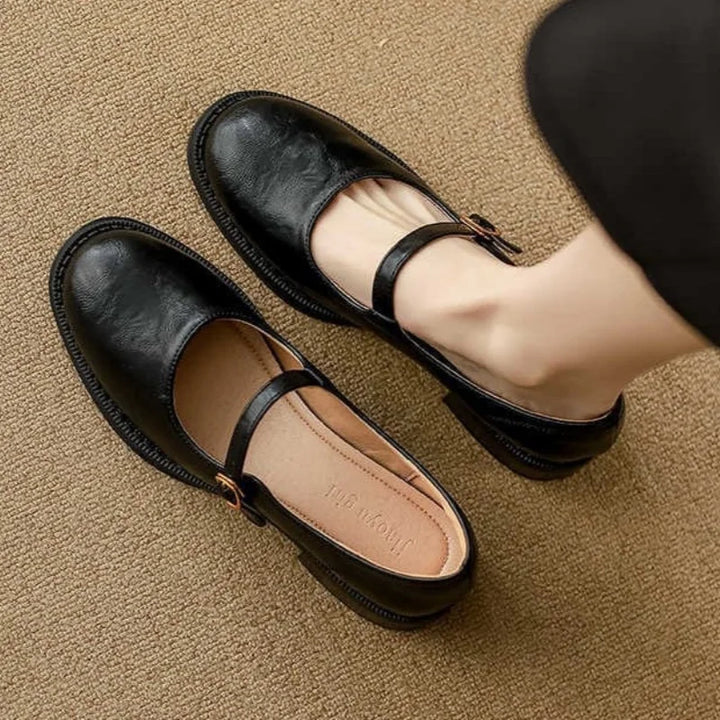 Mary Jane Classiques en Cuir