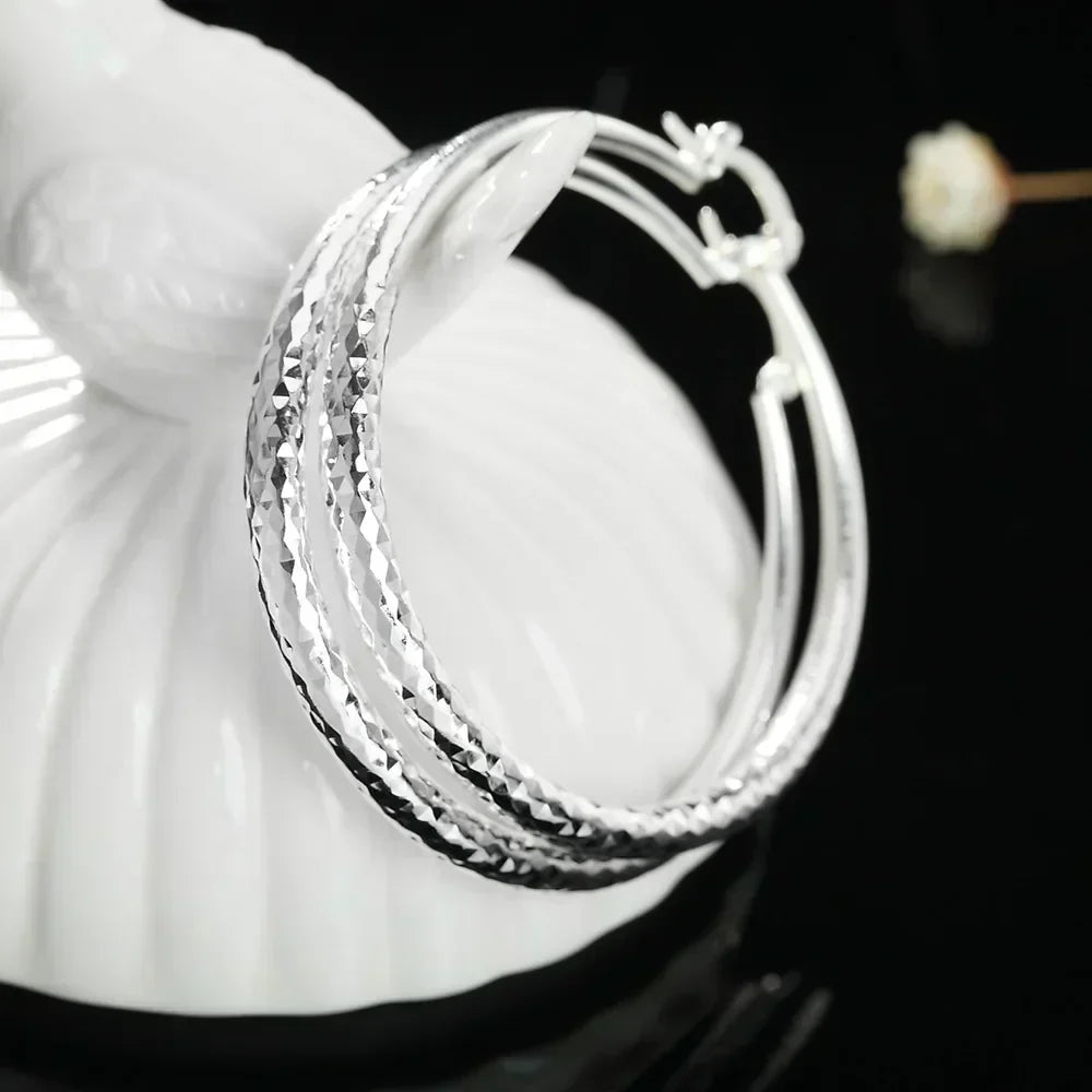 Pendants d'oreilles en argent sterling