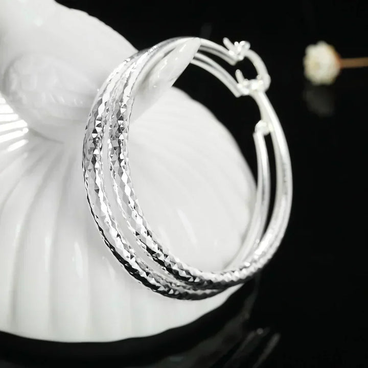 Pendants d'oreilles en argent sterling
