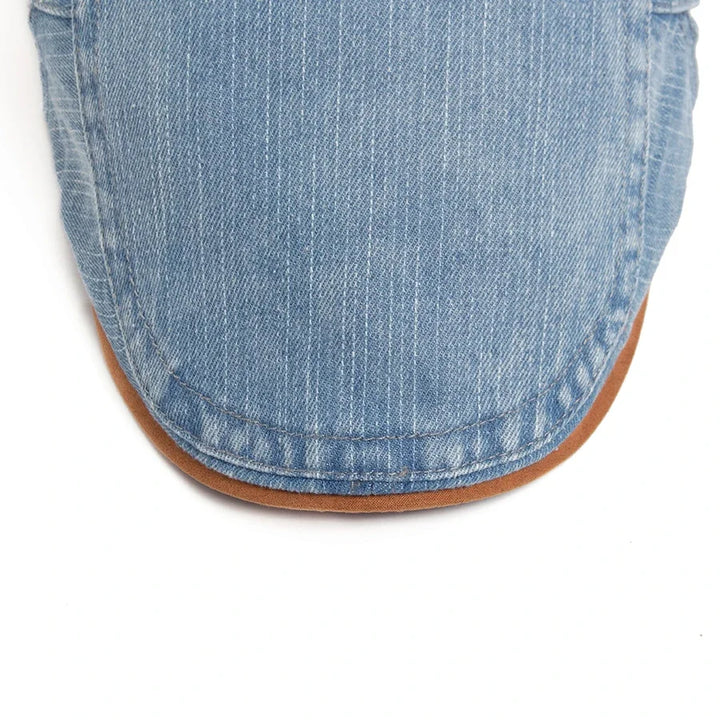 Bloom™ | Casquette Plate en Denim Premium – Style Intemporel & Confort Quotidien